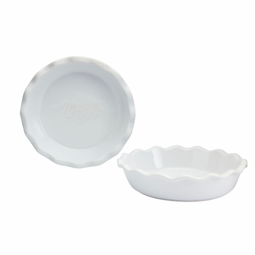 Mason Craft & More Pie Plate Set - 2 Piece - White Perspective: front