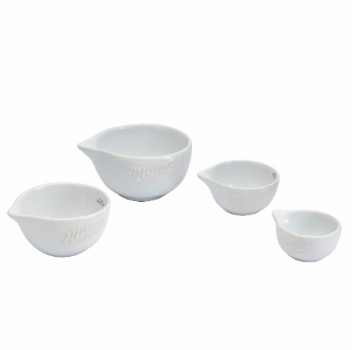 Tabletops Unlimited Measuring Cup Set - White Perspective: front