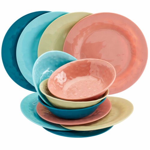 Tabletops Unlimited Summer Fun Melamine Dinnerware Set Perspective: front