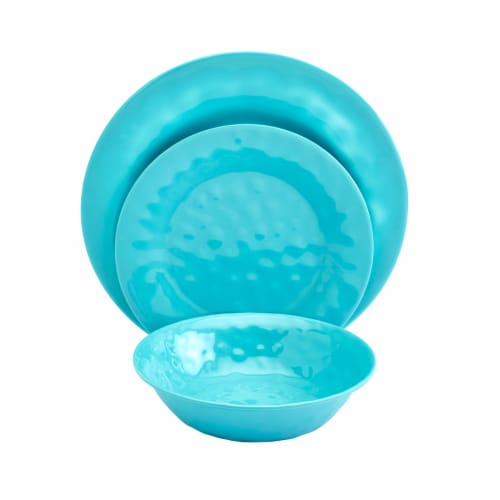 Tabletops Unlimited Melamine Dinnerware Set - Caribbean Perspective: front
