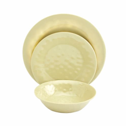 Tabletops Unlimited Melamine Dinnerware Set - Plantain Perspective: front