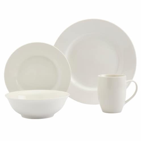 Tabletops Unlimtied DInnerware Set - White Perspective: front