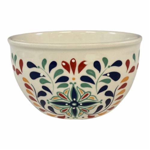 Tabletops Unlimited Mason Talavera Cereal Bowl Perspective: front