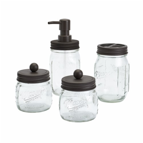 Mason 4 Piece Bath Set - Bronze Perspective: front