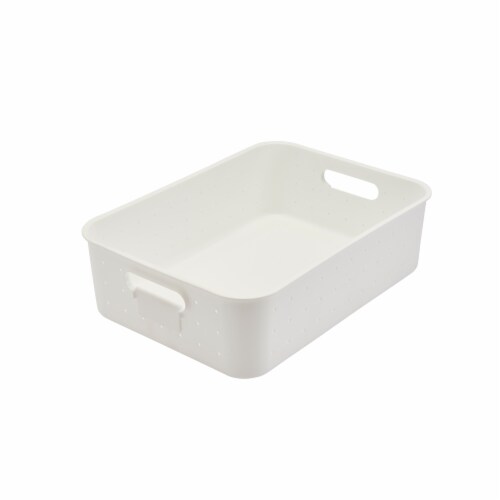 Tabletops Unlimited Small White Storage Basket, 1 ct - Kroger