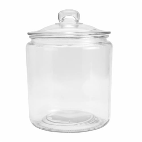 Mason Craft & More Glass Apothecary Jar Perspective: front