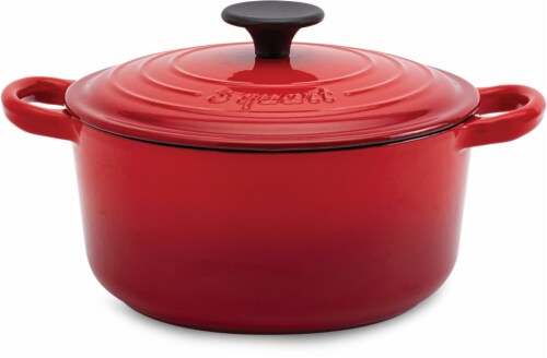Mason Craft & More 3 QT Dutchoven - Red Perspective: front
