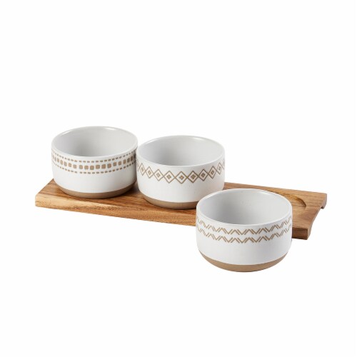 Tabletops Unlimited Gallery Sedona Bowl & Tray Set Perspective: front