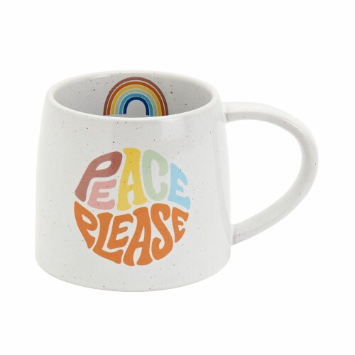 Tabletops Unlimited Gallery Peace Please Quote Mug Perspective: front
