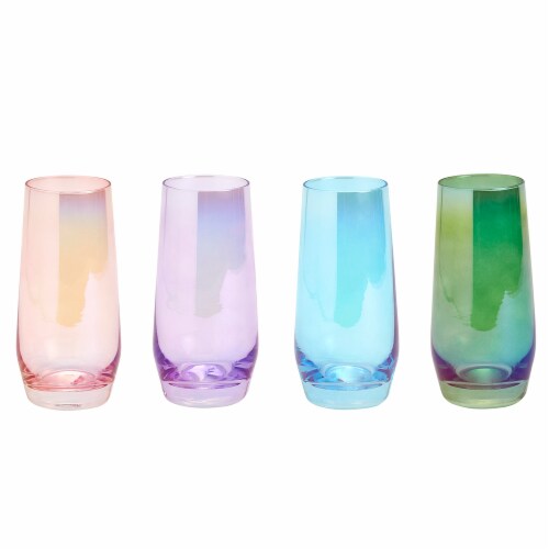 Tabletops Unlimited Gallery Iridescent 9.5oz Stemless Champagne Flute - Assorted Perspective: front