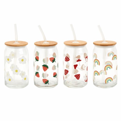 Tabletops Unlimited Gallery Icon Glass Tumbler - Assorted Perspective: front