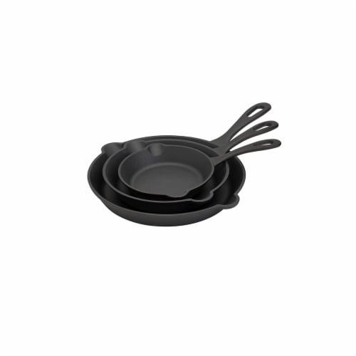 Bohemian Cast Iron Frypan Set Perspective: front