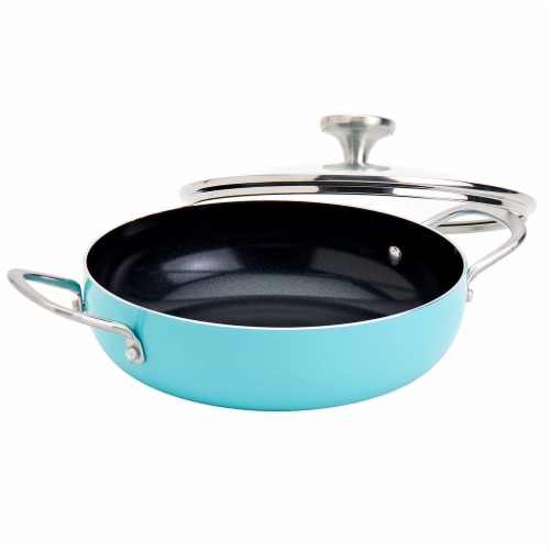 Infuse 3 Quart Caldero - Aqua Perspective: front