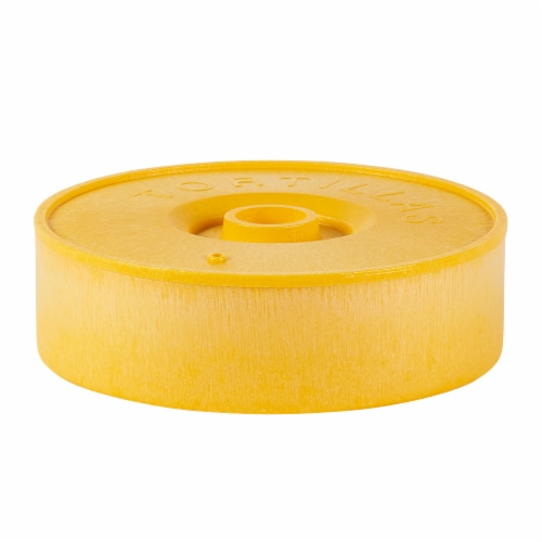 Tabletops Unlimited Infuse Plastic Tortilla Warmer - Yellow Perspective: front