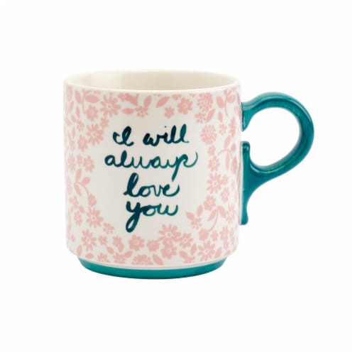 Tabletops Unlimited Dolly Parton "I Will Always Love You" Mug Perspective: front