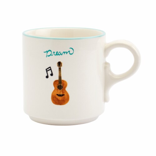 Tabletop Unlimited Dolly Parton Dream Guitar Mug Perspective: front