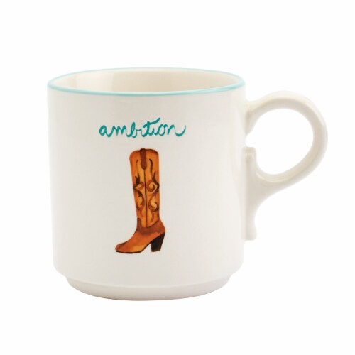 Tabletops Unlimited Dolly Parton "Ambition" Boot Mug Perspective: front