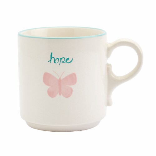 Tabletop Unlimited Dolly Parton Hope Butterfly Mug Perspective: front