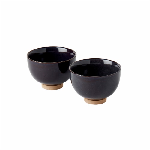 Tabletops Infuse Tidbit Bowl Set - Navy Perspective: front