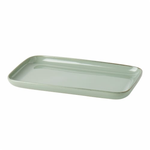 Infuse 10.5-Inch Rectangular Tray - Green Perspective: front