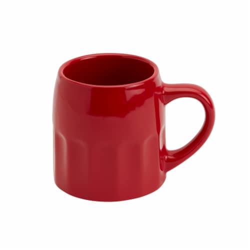 Tabletops Unlimited Mason Craft and More 17 oz Stoneware Cafe Mug - Red Perspective: front