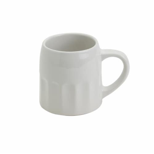 Tabletops Unlimited Mason Craft and More Stoneware Cafe Mug - White Perspective: front