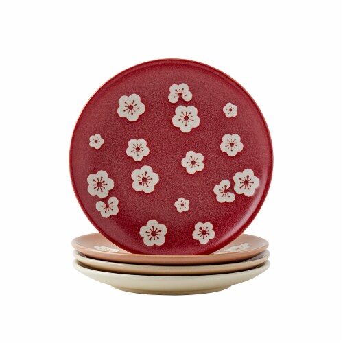 Tabletops Unlimited Blossom Appetizer Plate Set Perspective: front