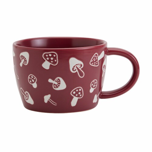 Tabletops Gallery Mug – Raspberry Mushroom Perspective: front