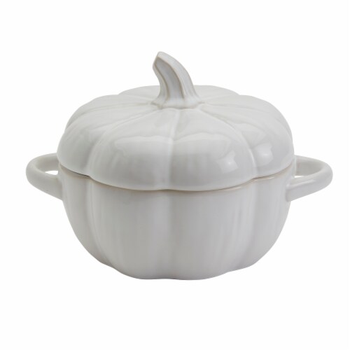 Tabletops Gallery Figural Pumpkin Soup Tureen Perspective: front