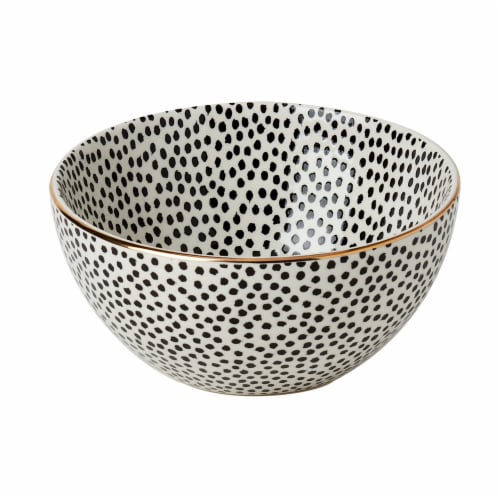 Tabletops Gallery Cereal Bowl - Dots Perspective: front