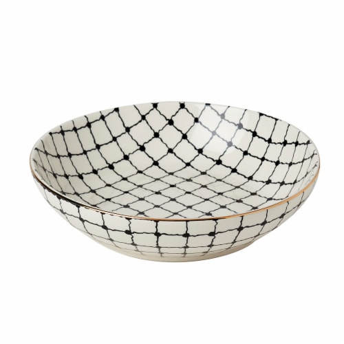 Tabletops Gallery Dinner Bowl - Grid Perspective: front