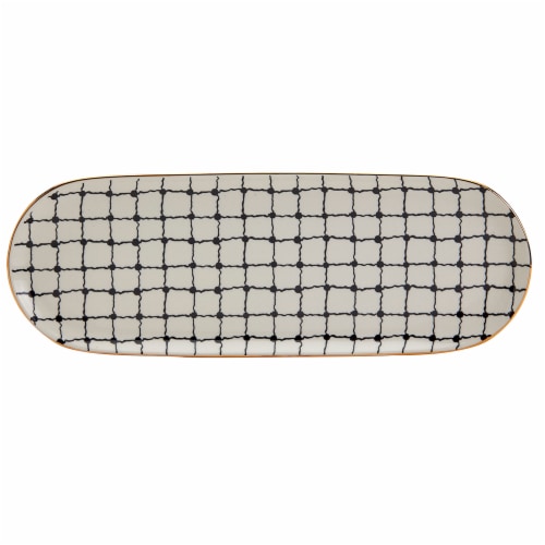 Tabletops Gallery Narrow Tray - Grid Perspective: front