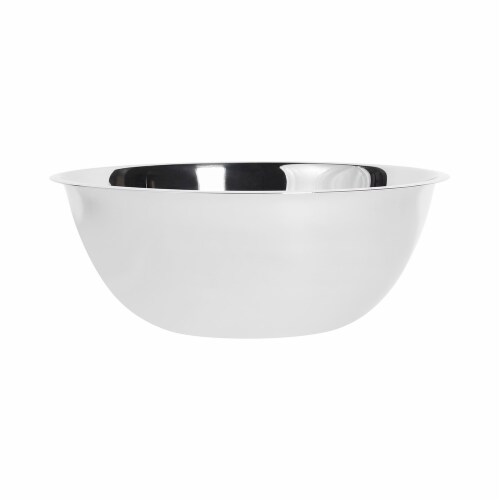 Basic Essentials 5qt Stainless Steel Mixing Bowls Perspective: front