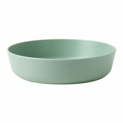 Tabletops Unlimited Smart Planet Recycled Plastic Dinner Bowl Set - Green Perspective: front