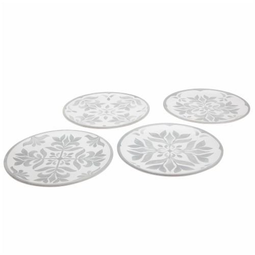 Tabletops Gallery Carrara Melamine Salad Plates Perspective: front