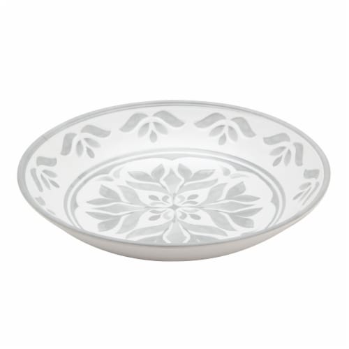 Tabletops Gallery Carrara Matte Melamine Dinner Bowl Perspective: front