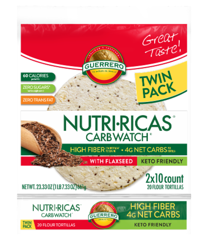 Guerrero® Nutri-Ricas® Carb Watch® Flour Tortillas Perspective: front