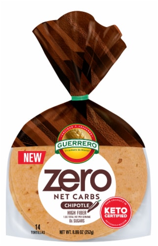 Guerrero® Zero Net Carb Chipotle Tortilla Shells Perspective: front