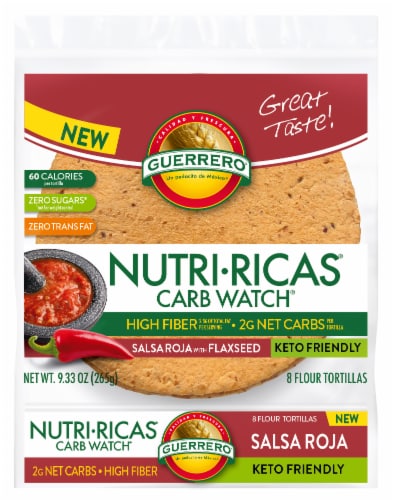 Guerrero® Nutri-Ricas Carb Watch Flour Tortillas Perspective: front