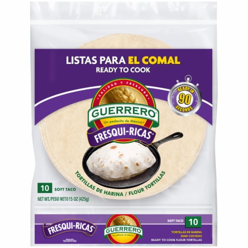 Guerrero Fresqui-Ricas Flour Tortillas Perspective: front