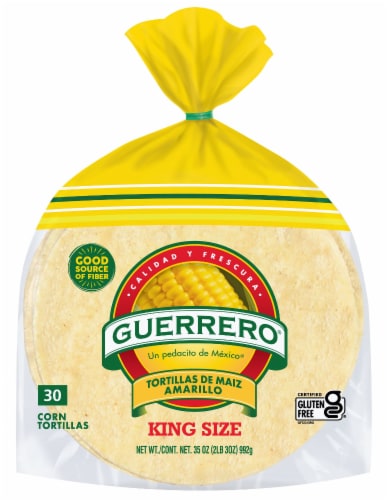 Guerrero Gluten Free Corn Tortillas Perspective: front