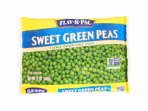 Flav-R-Pac Frozen Sweet Green Peas Perspective: front
