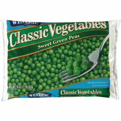 Westpac Classic Vegetables Sweet Green Peas Perspective: front