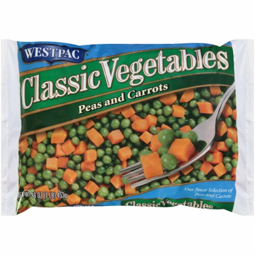 Westpac Classic Vegetables Peas & Carrots Perspective: front
