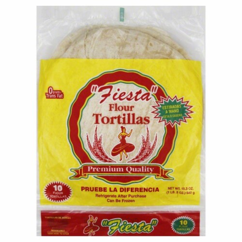 Fiesta Flour Tortillas Perspective: front