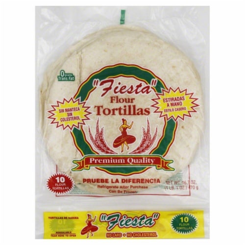 Fiesta Flour Tortillas Perspective: front