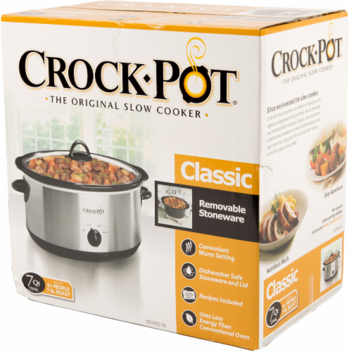 Crock Pot Slow Cooker, Classic, Round, 1.5 Quart