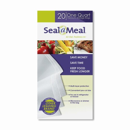 Seal-a-Meal® Vacuum Storage Bags - 20 pk, 1 qt - Food 4 Less