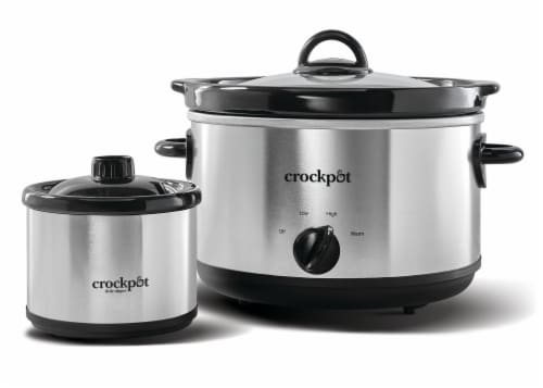 Crock-Pot Cook & Carry Programmable Smart Pot Slow Cooker - Black/Silver, 6  qt - Fred Meyer