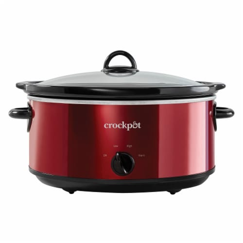 Chefman 6 qt. Slow Cooker with Locking Lid, Stainless Steel